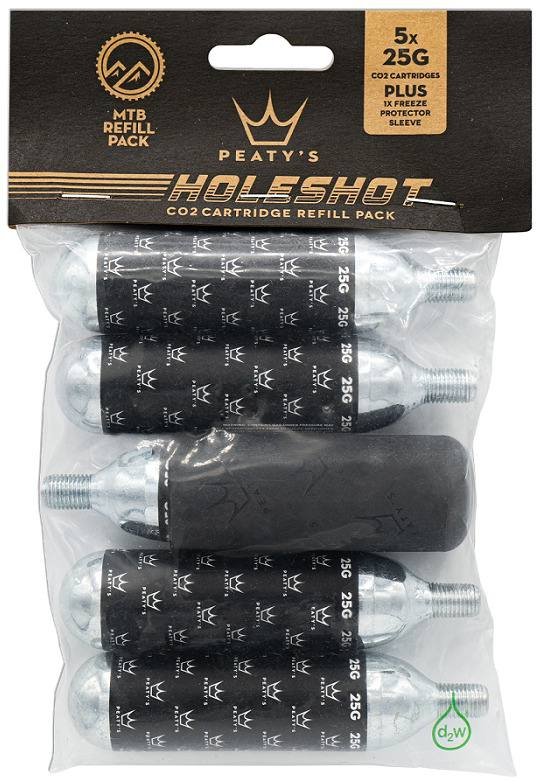Bilde av Peaty's Holeshot Co2 Cartridge 25 G.refill Pack Med Patroner